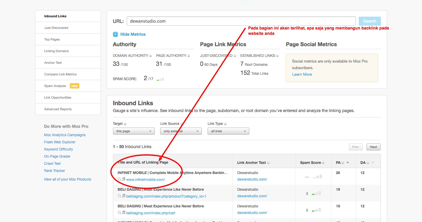 Open Site Explorer Link Research Backlink Checker Moz