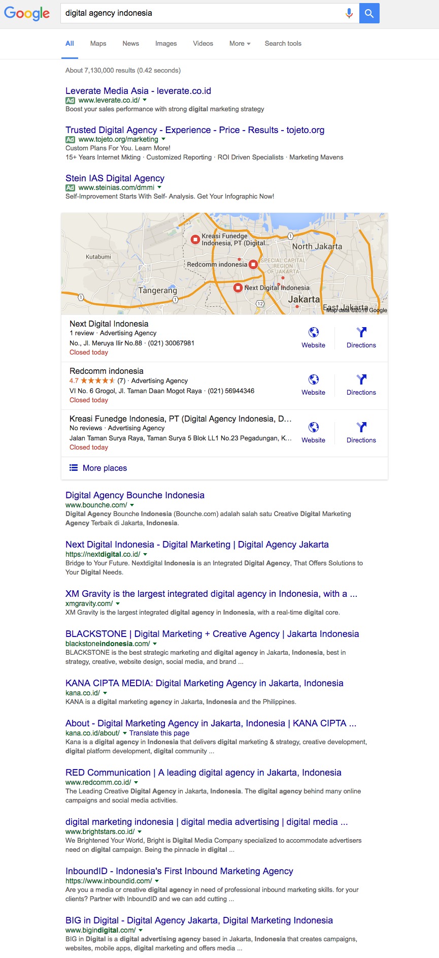 digital agency indonesia Google Search