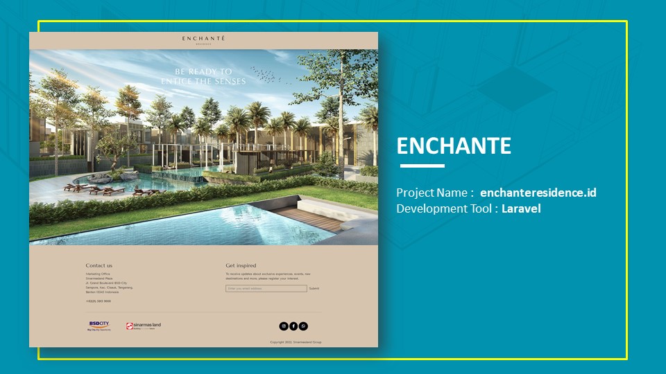 web enchante website enchante
